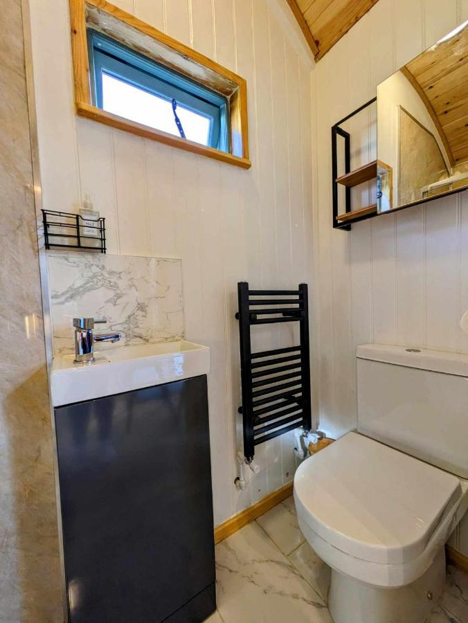 Romantic Nature Retreat, Luxury Glamping & Stargazing Views - Dragonfly Shepherd Hut Yarpole Exterior foto